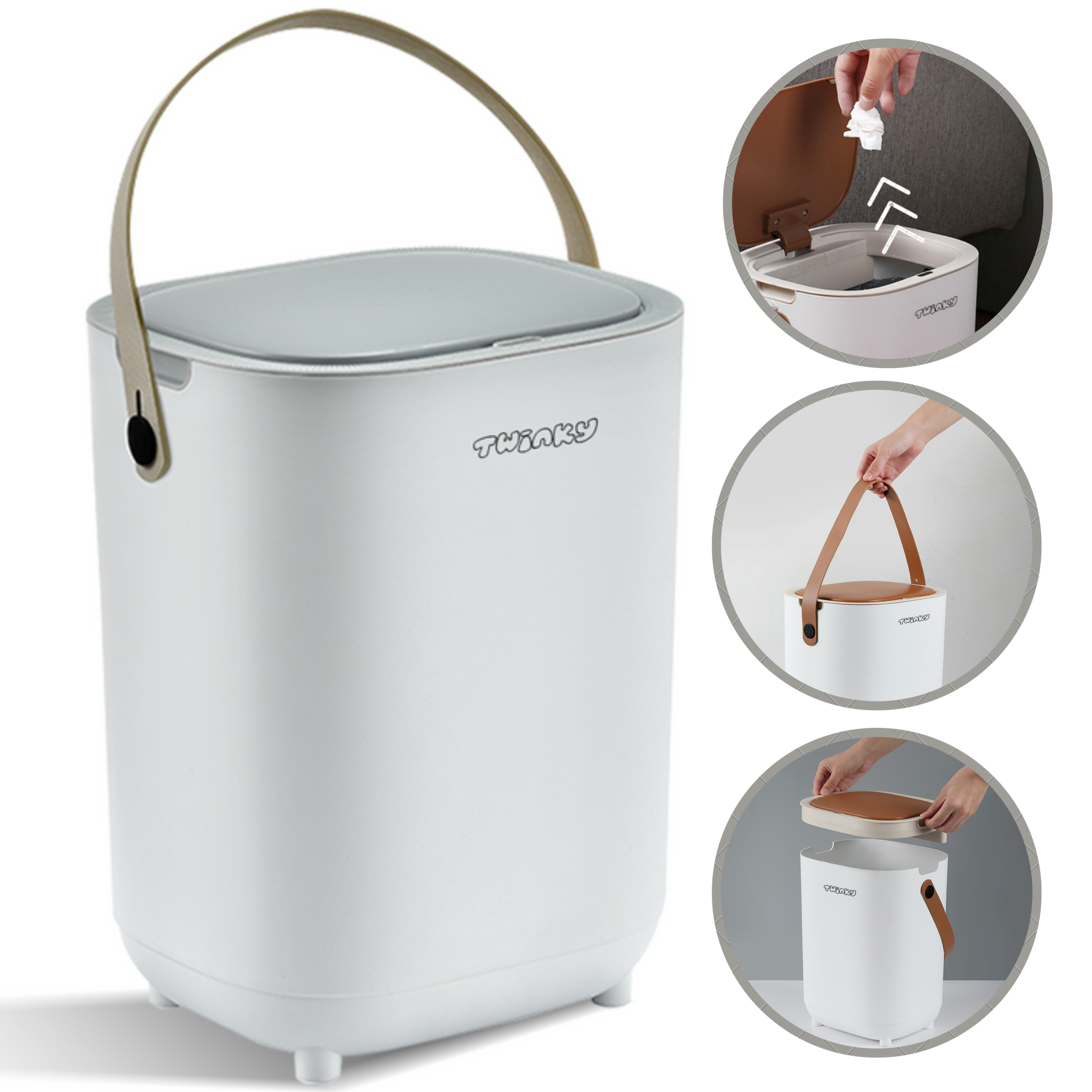 Twinky Diaper Pail - Sensor Model – Grey