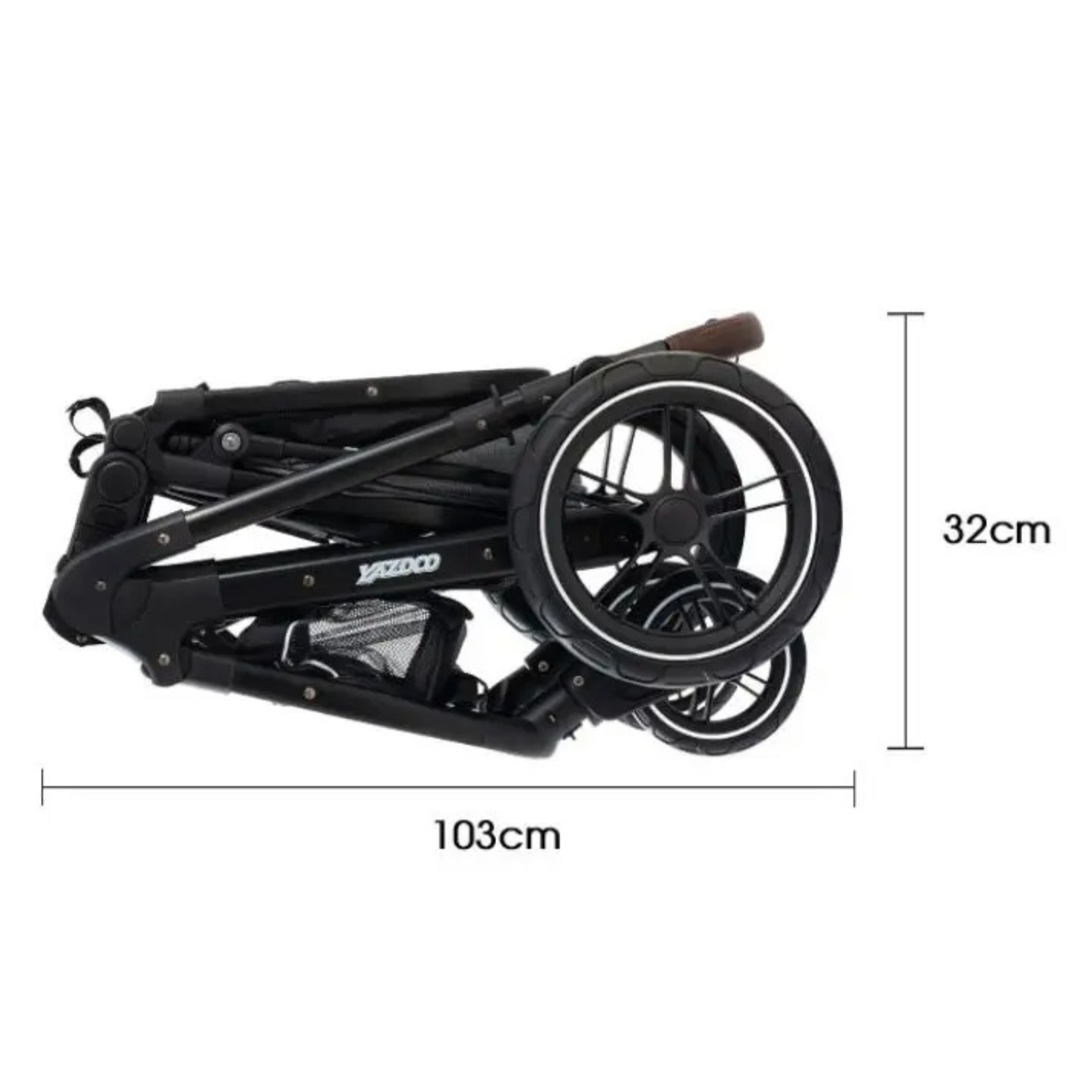 Twinky 4-in-1 Kinderwagen - Dark Grey (Buggy, Autostoel & Reisbedje in 1)