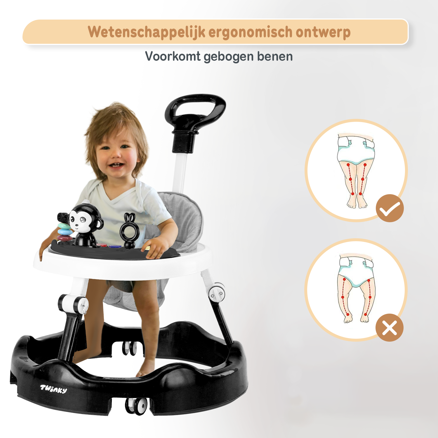 Twinky Baby Walker - Azur