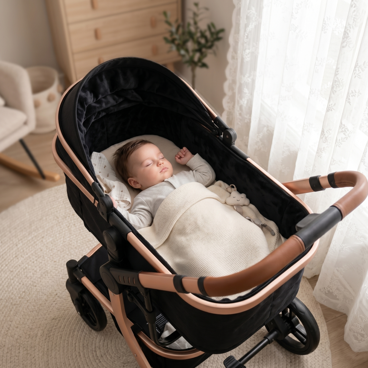 Twinky All-in-1 Stroller Set - Black