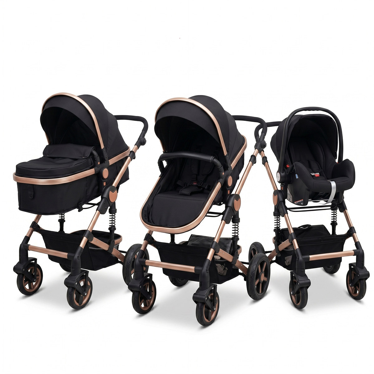 Twinky All-in-1 Stroller Set - Black