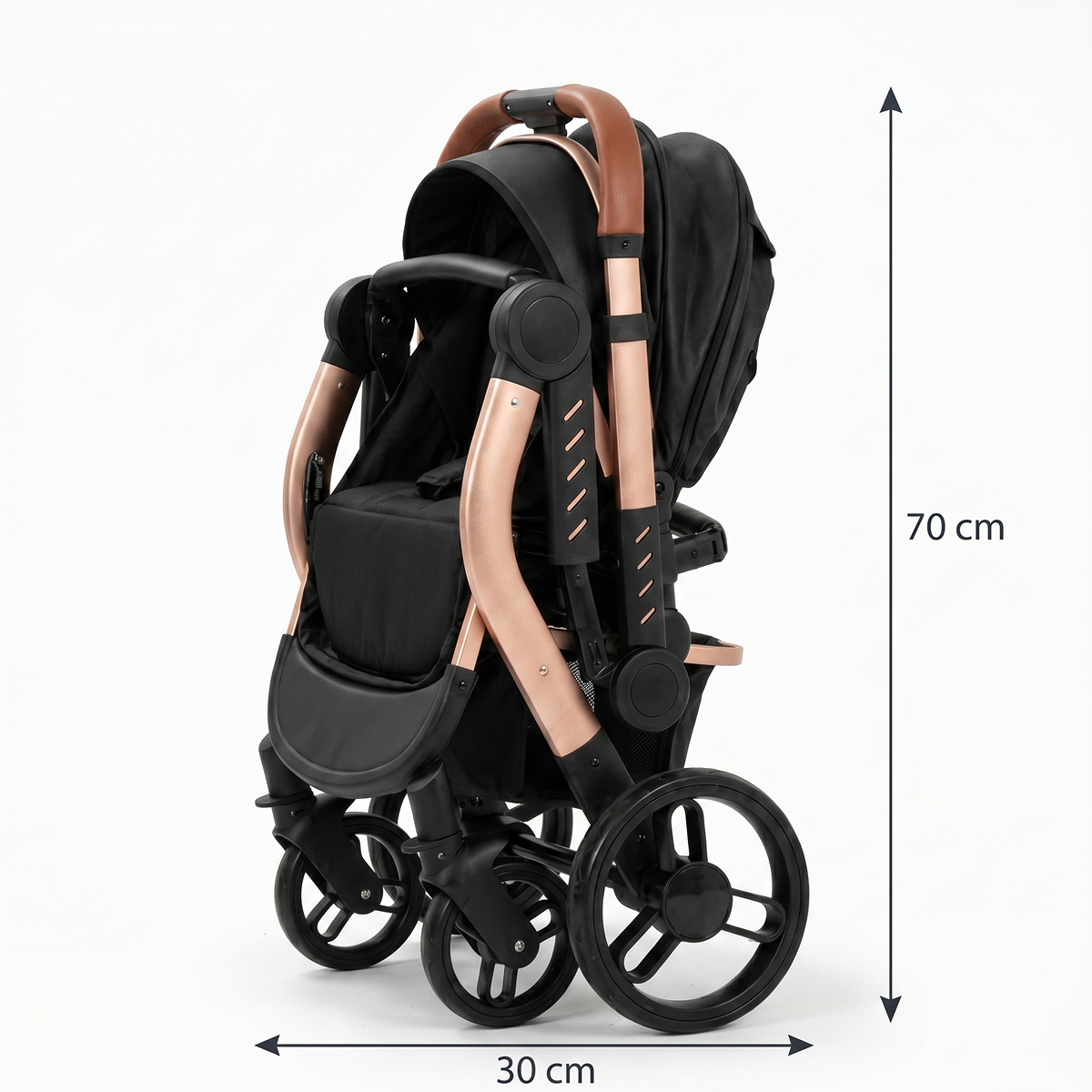 Twinky 4-in-1 Stroller Luxury Set - Black