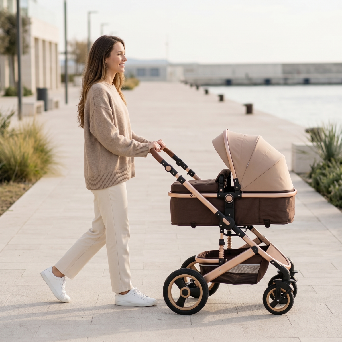 Twinky All-in-1 Kinderwagen Set - Braun