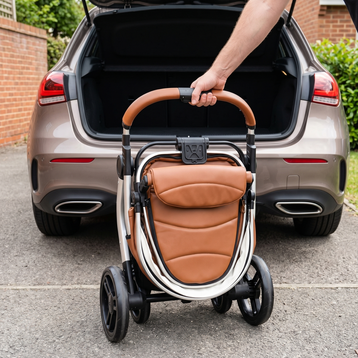 Twinky 4-i-1 Barnevogn Luxury Set Brun | 4-i-1 Rejsesystem