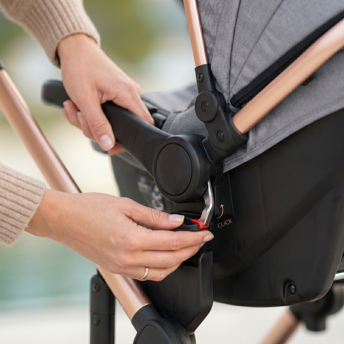 Twinky All-in-1 Kinderwagen Set - Grijs Goud