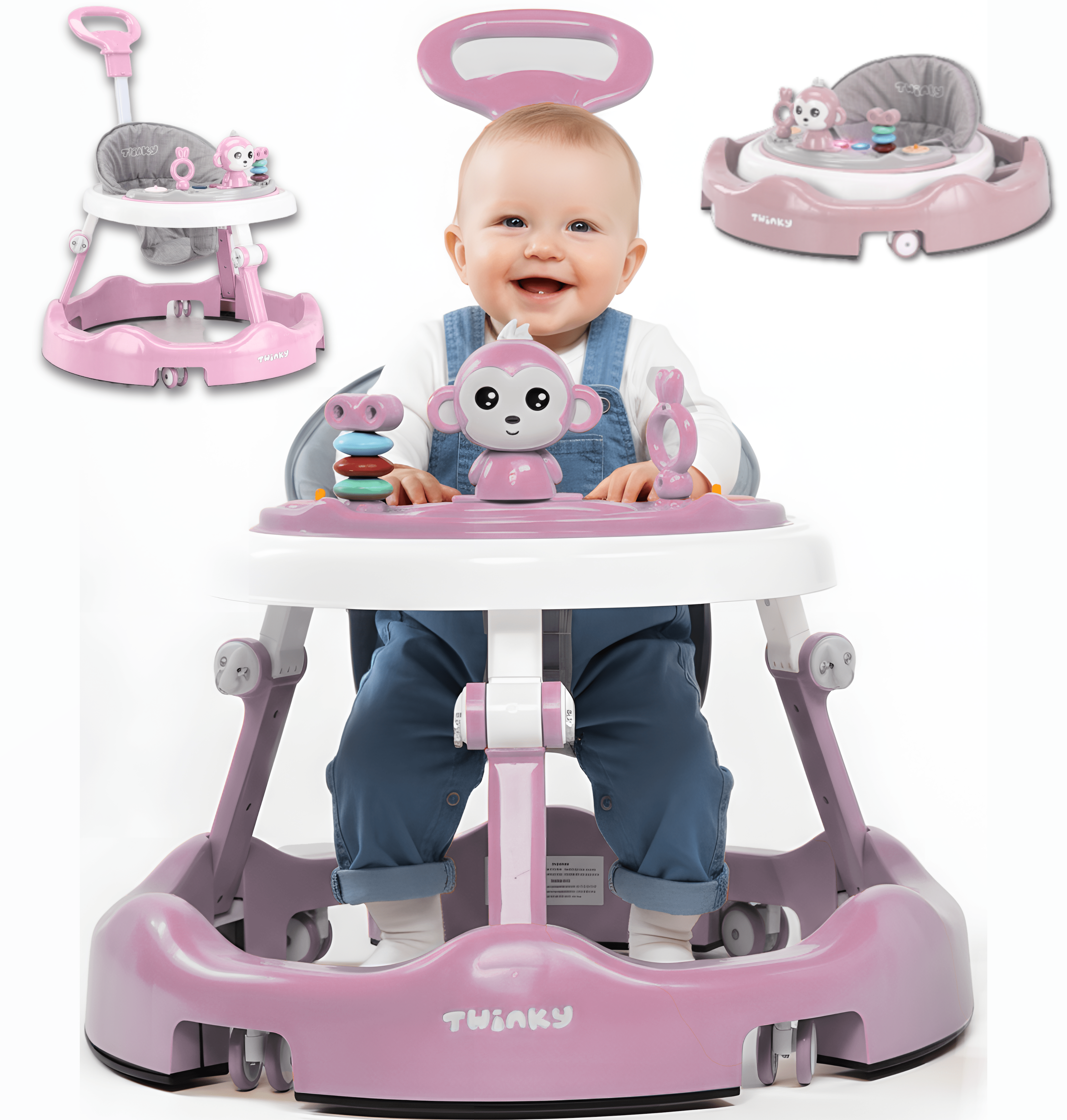 Twinky Baby Walker - Pink