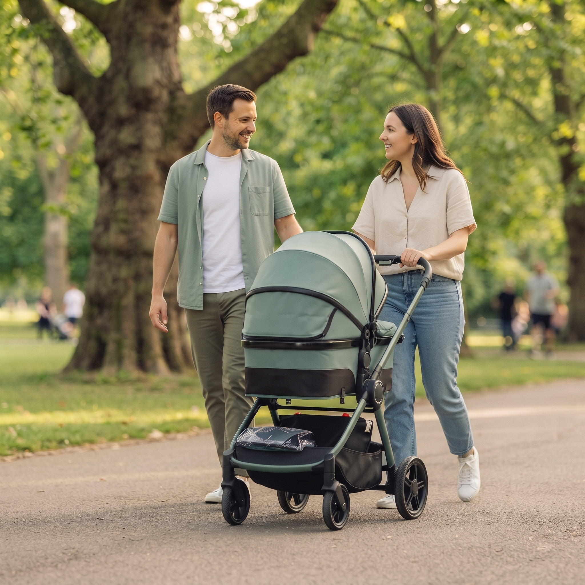 Twinky 4-in-1 Kinderwagen - Platina Black