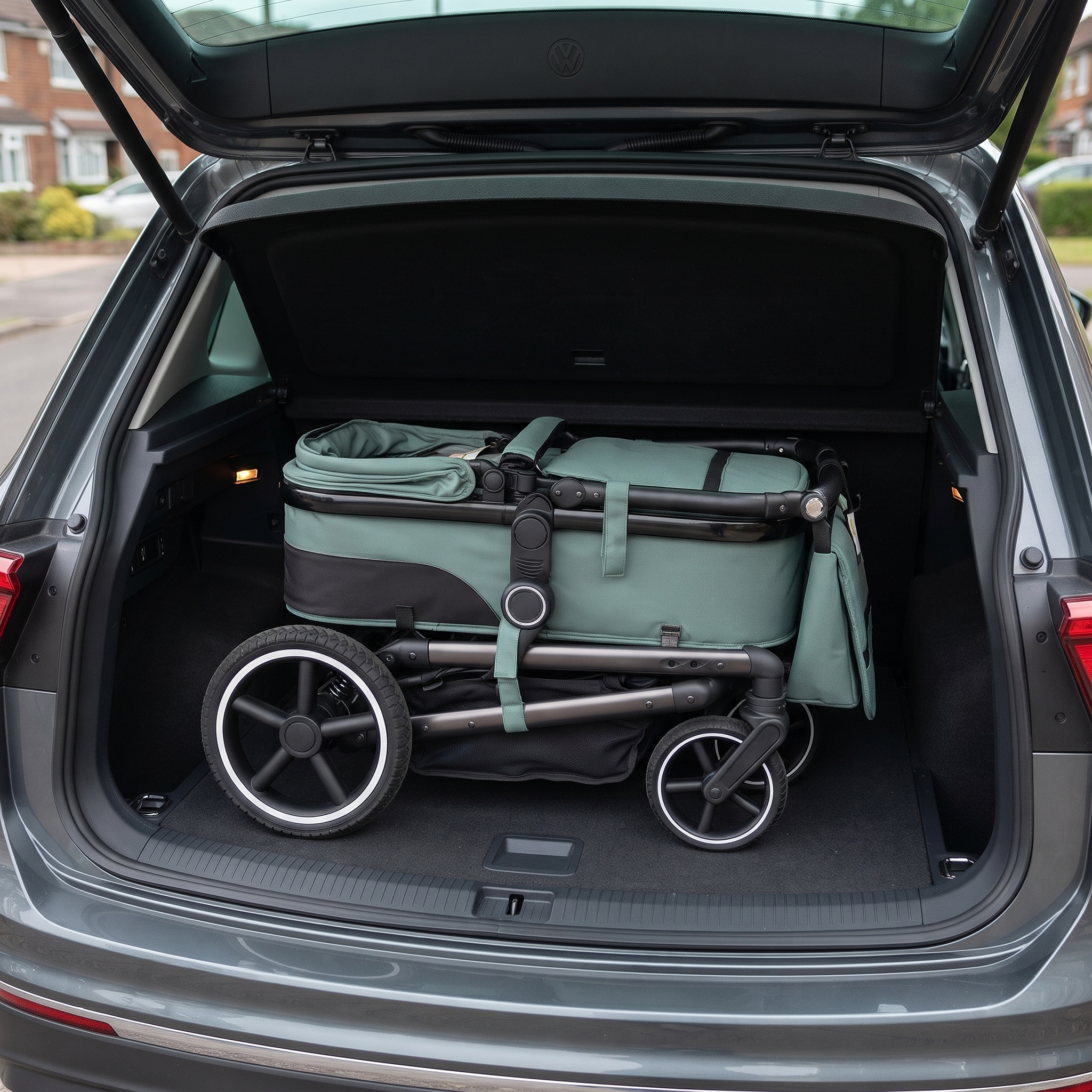 Twinky 4-in-1 Kinderwagen - Platina Black