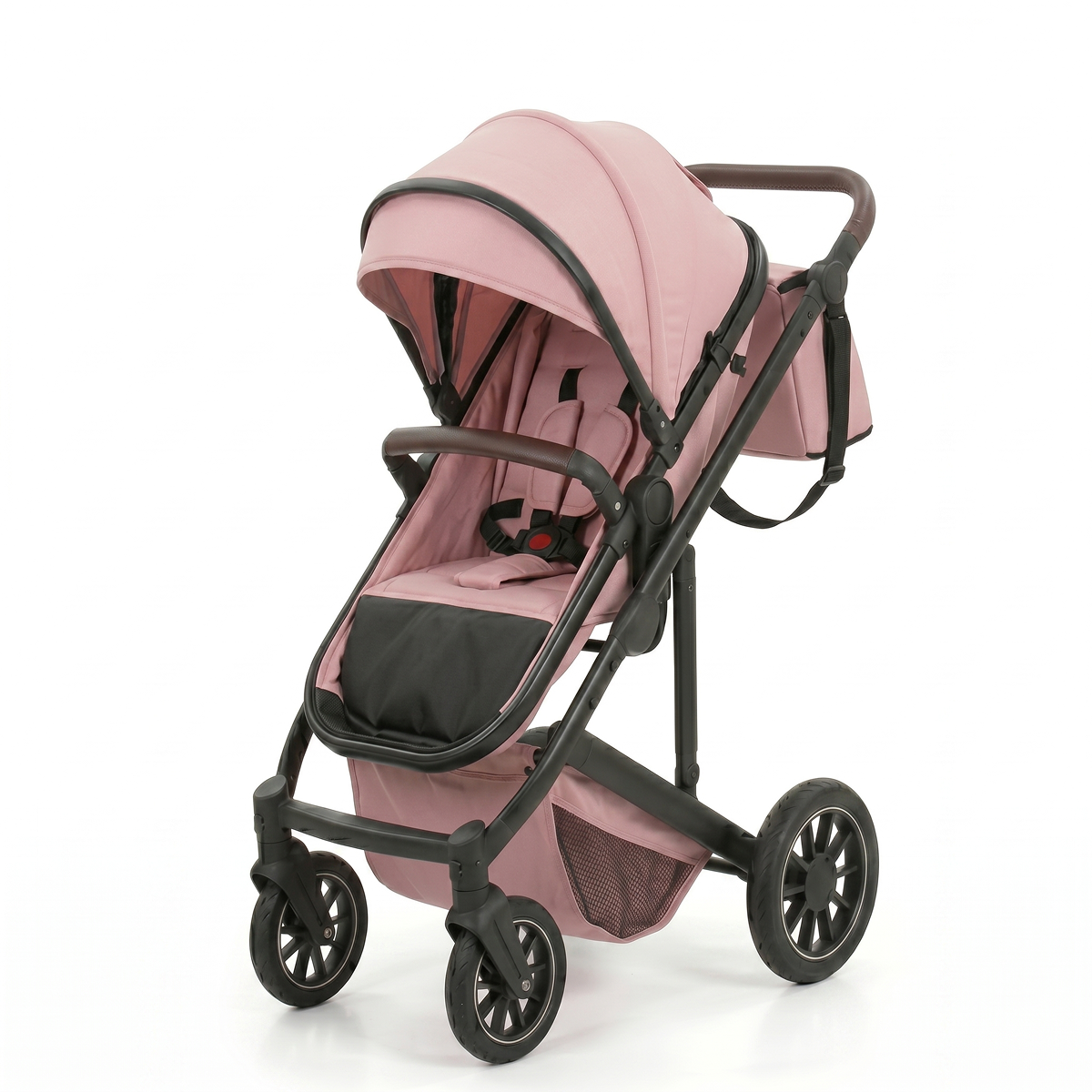 Twinky 4-i-1 Barnevogn Soft Pink | Kombivogn & Rejsesystem