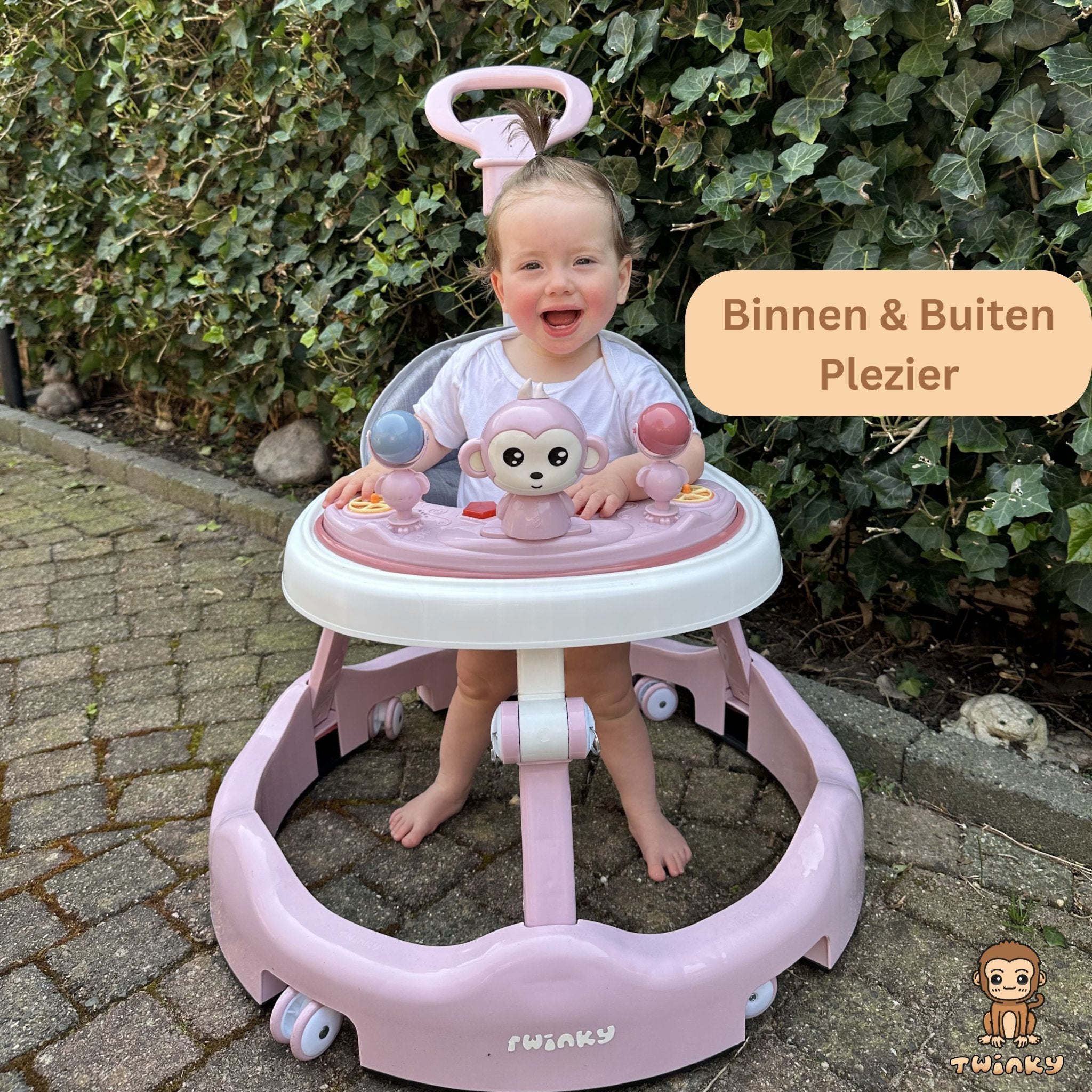 Twinky Baby Walker - Pink