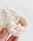 Baby Cloud Romper - Hand Knitted Long Sleeve Dress for your Angel