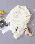 Wool Baby Jumpsuit - Overall Set