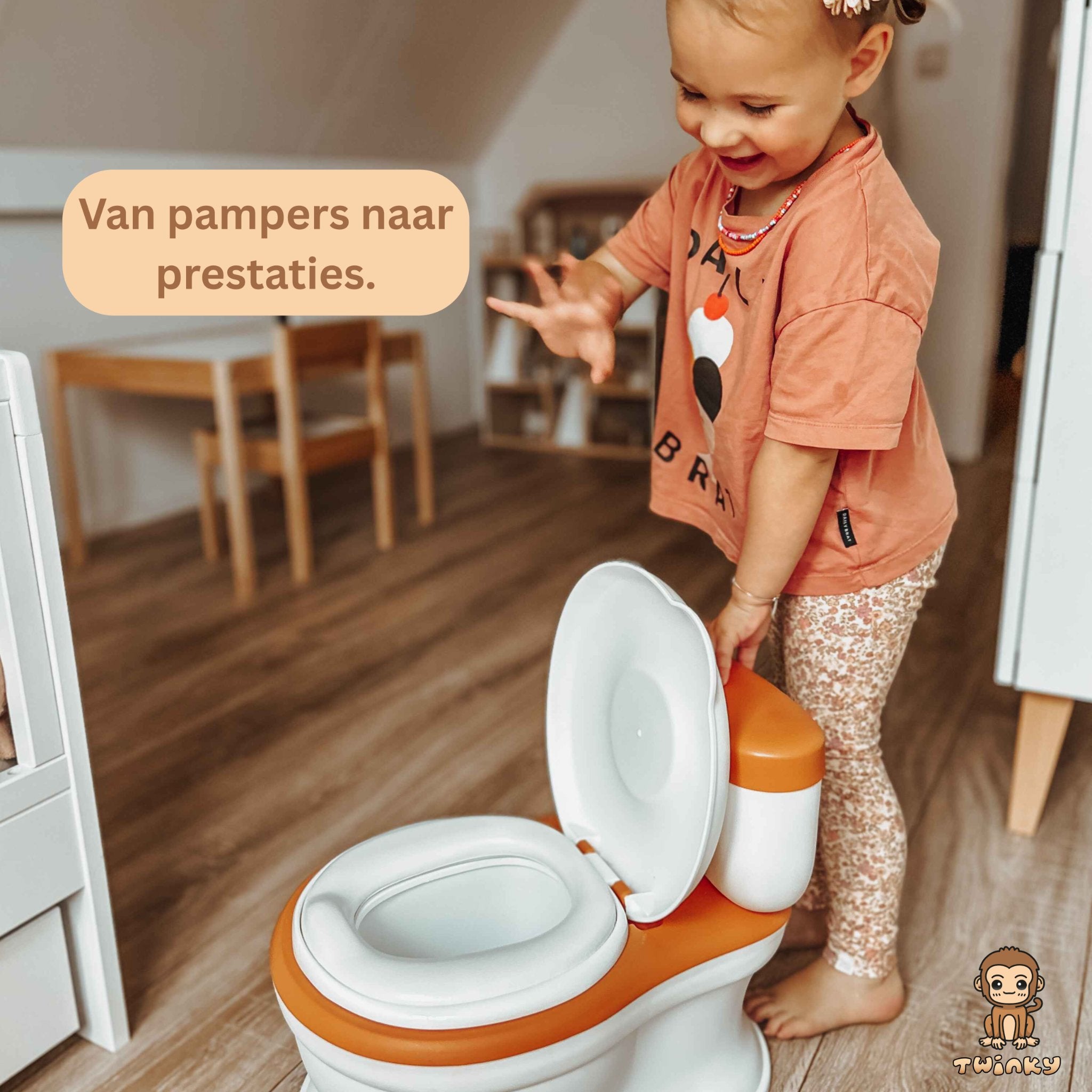 Twinky Potty - Plaspotje Brown