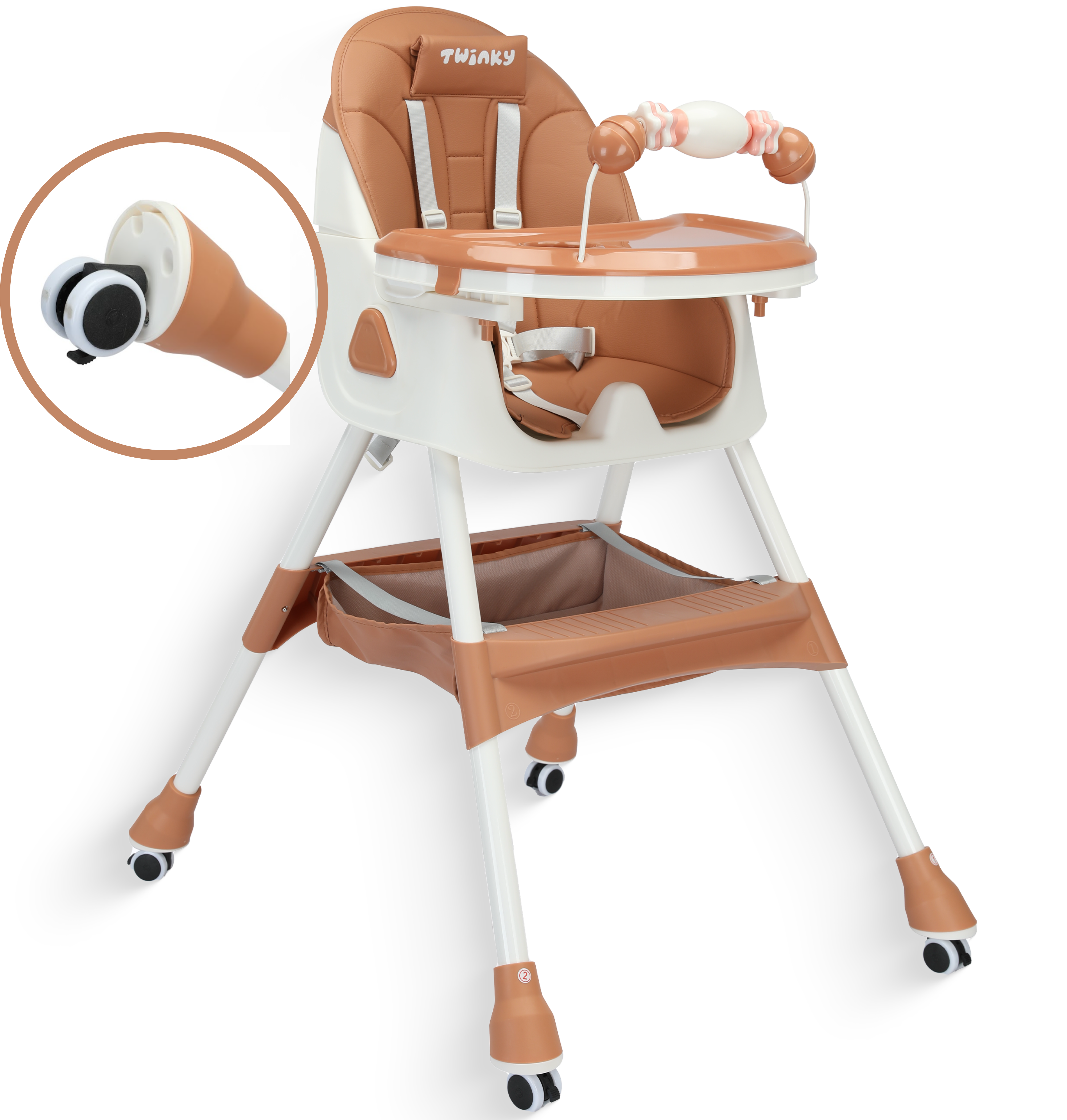 Twinky Børnestol MAXI - Brun