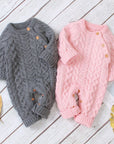 Wool Baby Jumpsuit - Overall Set