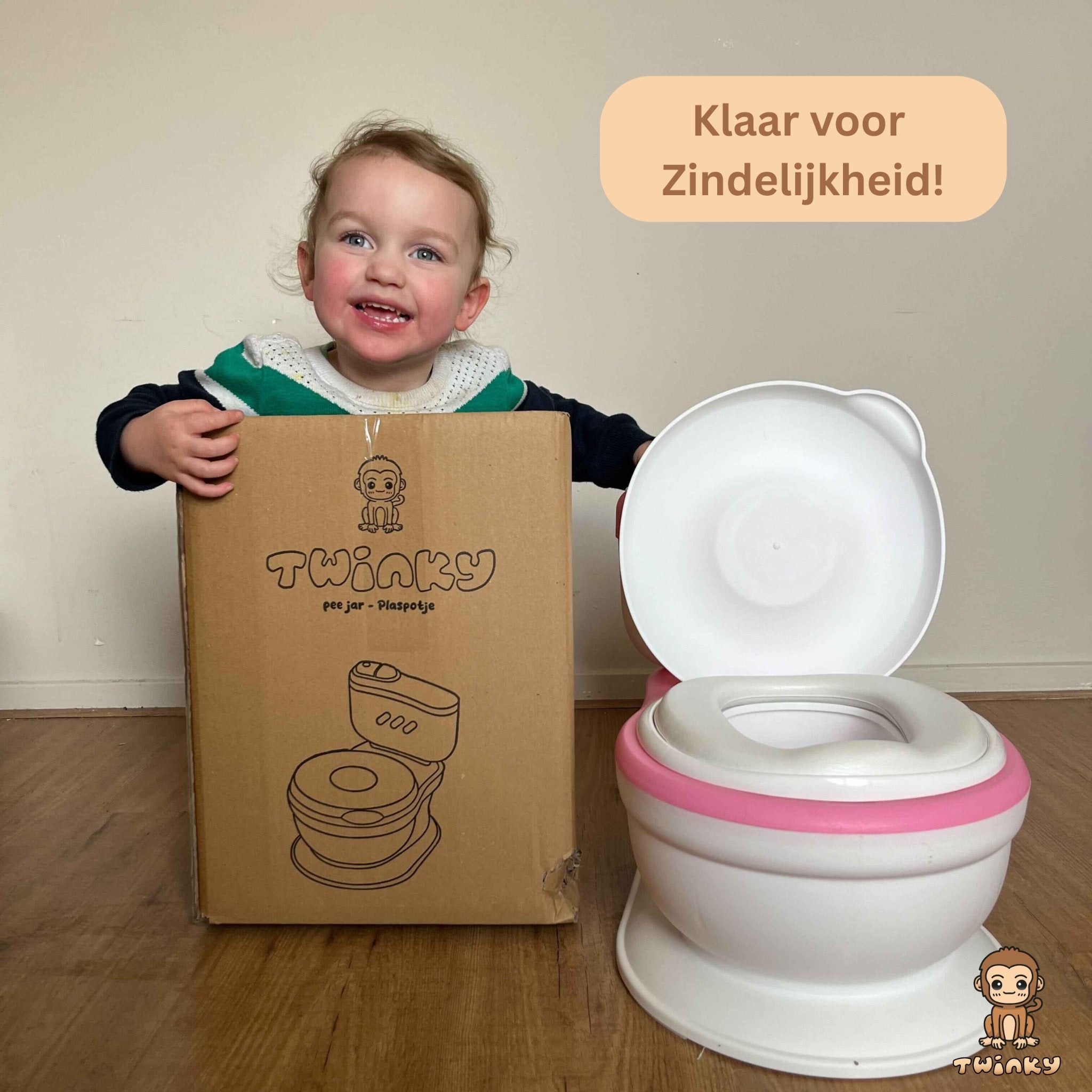 Twinky Potty - Plaspotje Brown