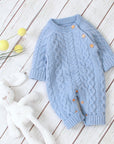 Wool Baby Jumpsuit - Overall Set