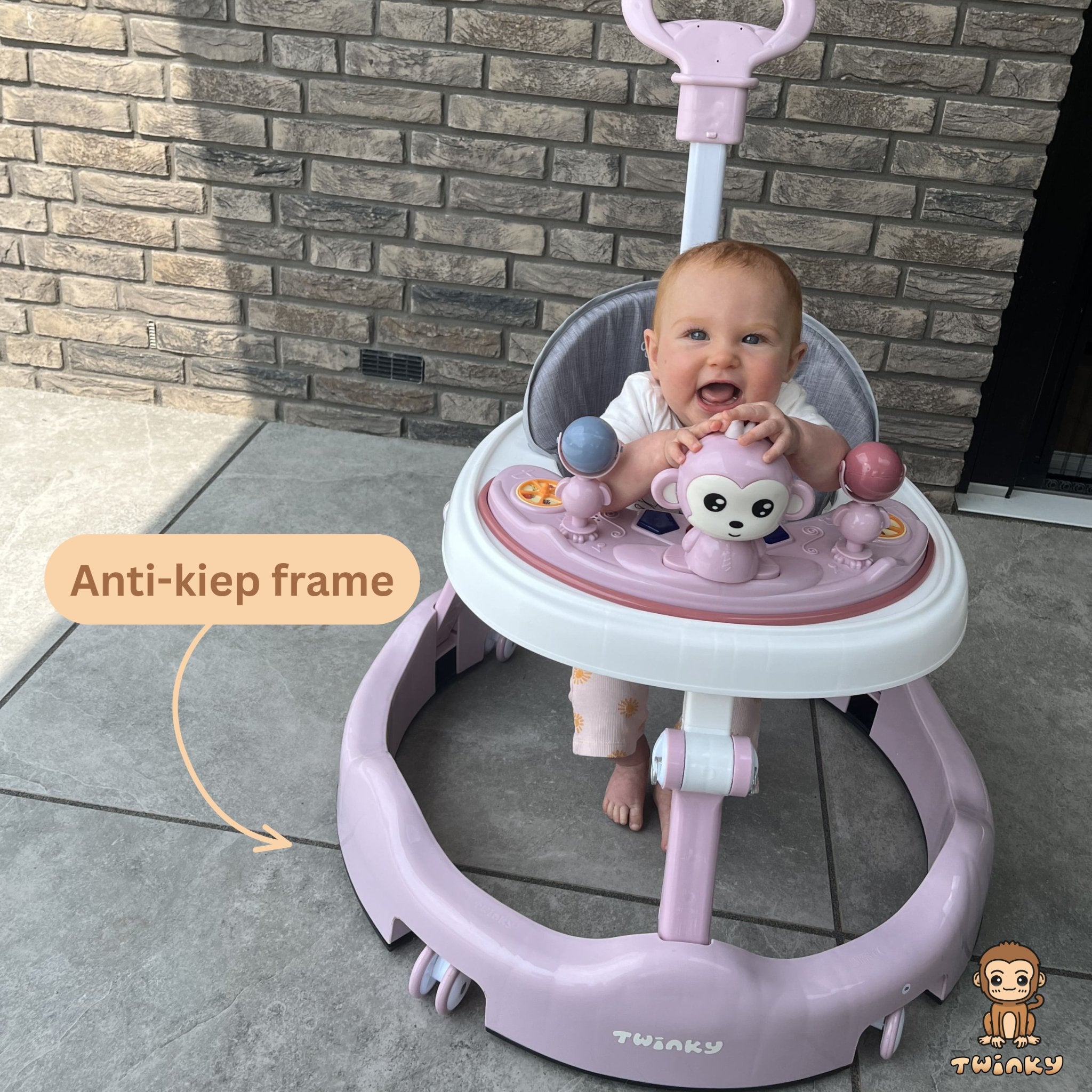 Twinky Baby Walker - Pink