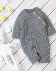 Wool Baby Jumpsuit - Overall Set