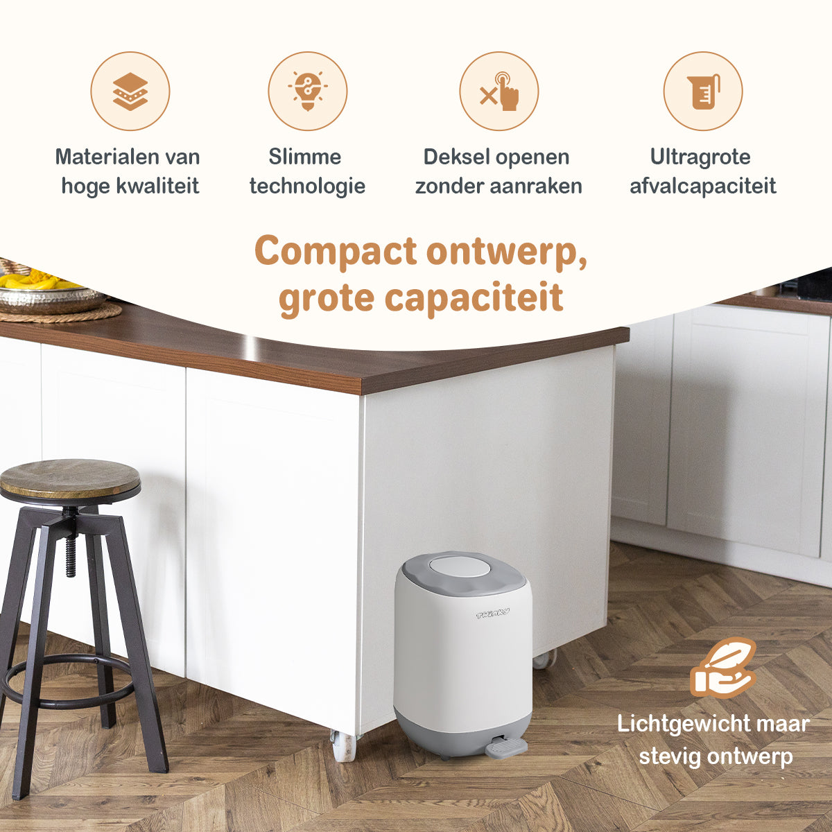 Twinky Luieremmer - Step Model – Grijs