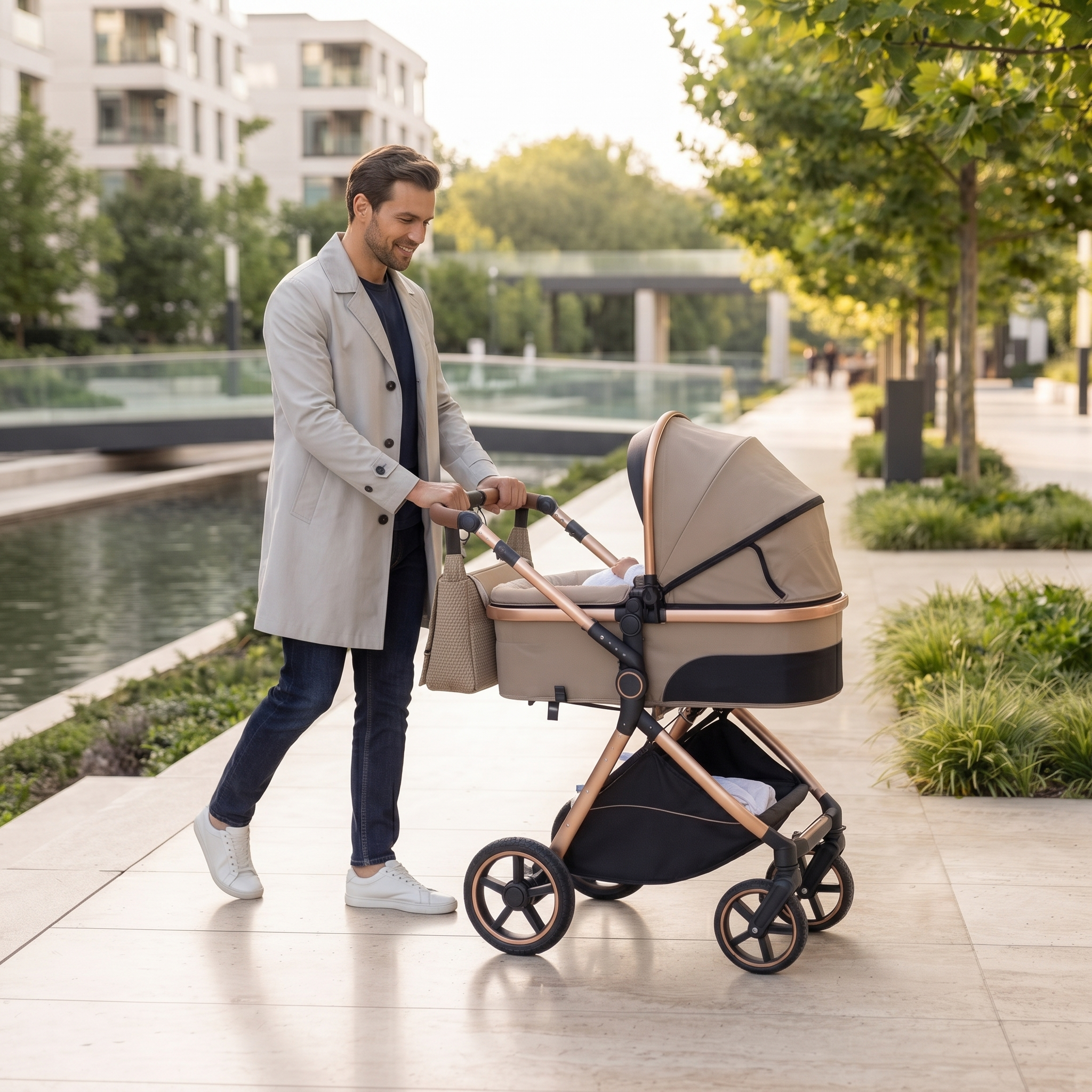 Twinky 4-in-1 Stroller - Army Green
