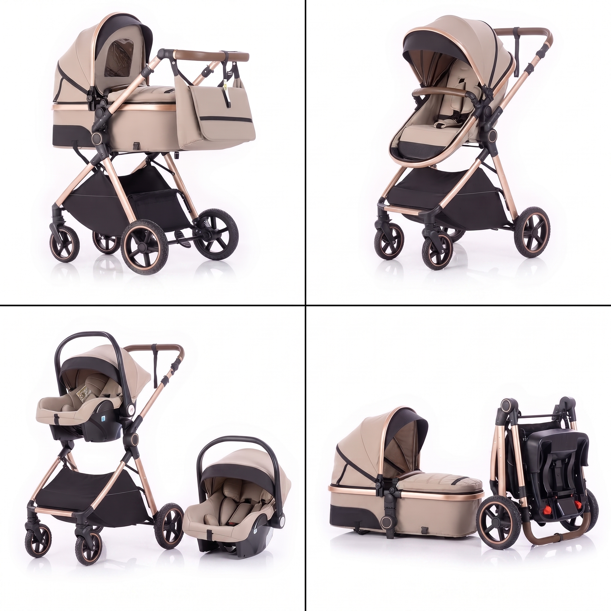 Twinky 4-in-1 Stroller - Army Green