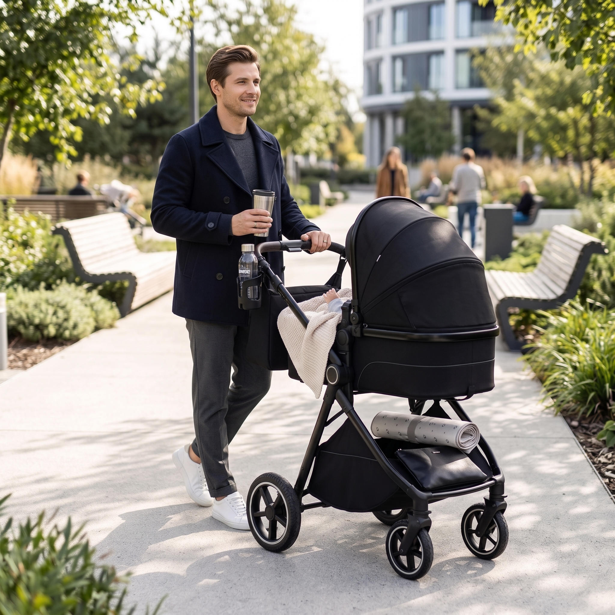 Twinky 4-in-1 Stroller - Army Green