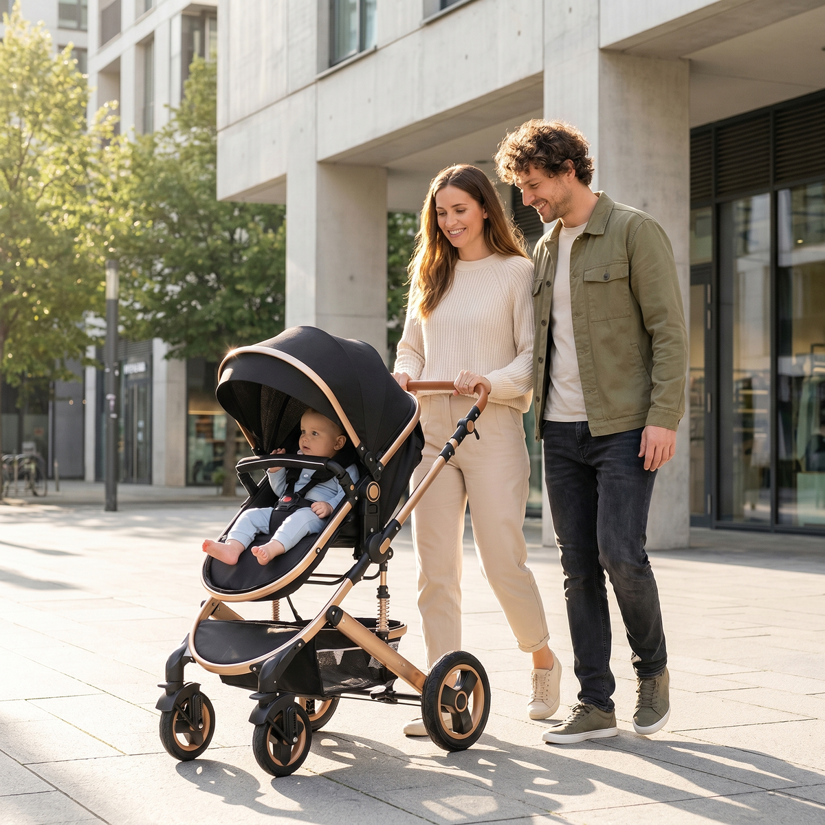 Twinky All-in-1 Stroller Set - Black
