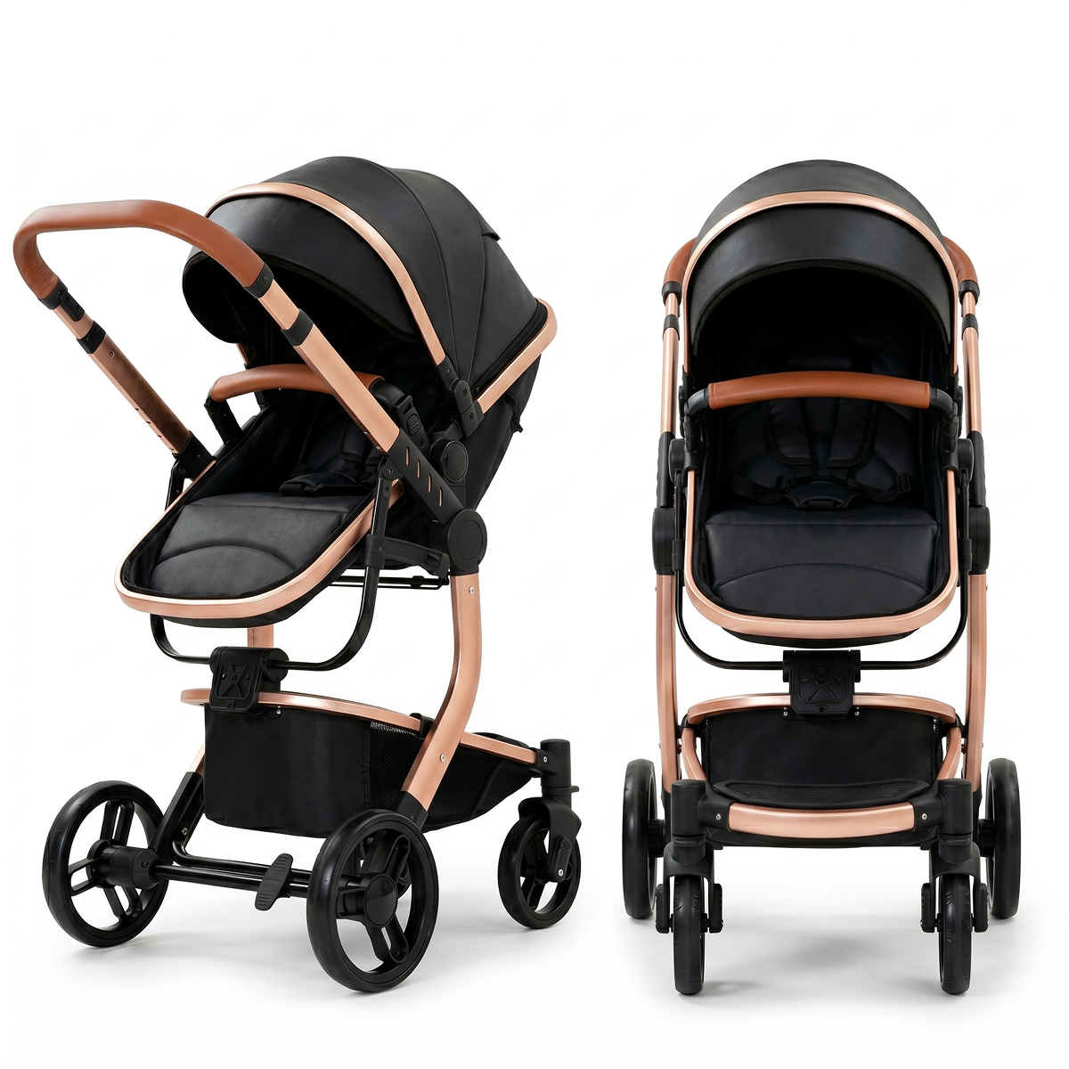 Twinky 4-in-1 Stroller Luxury Set - Black