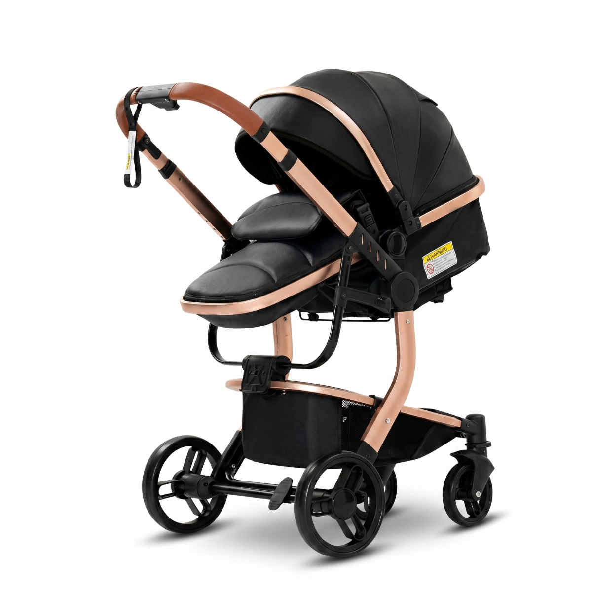 Twinky 4-in-1 Stroller Luxury Set - Black