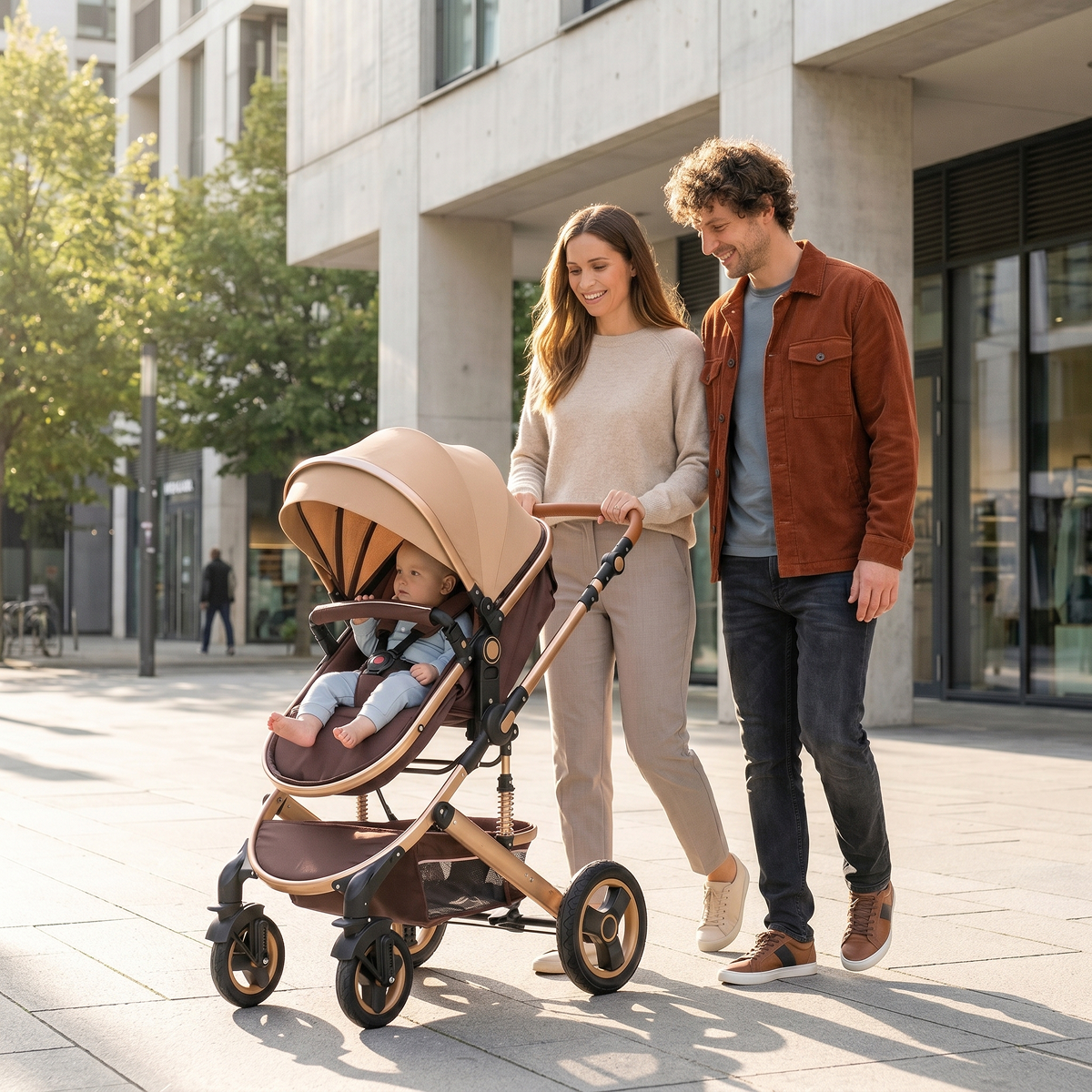 Twinky All-in-1 Kinderwagen Set - Braun