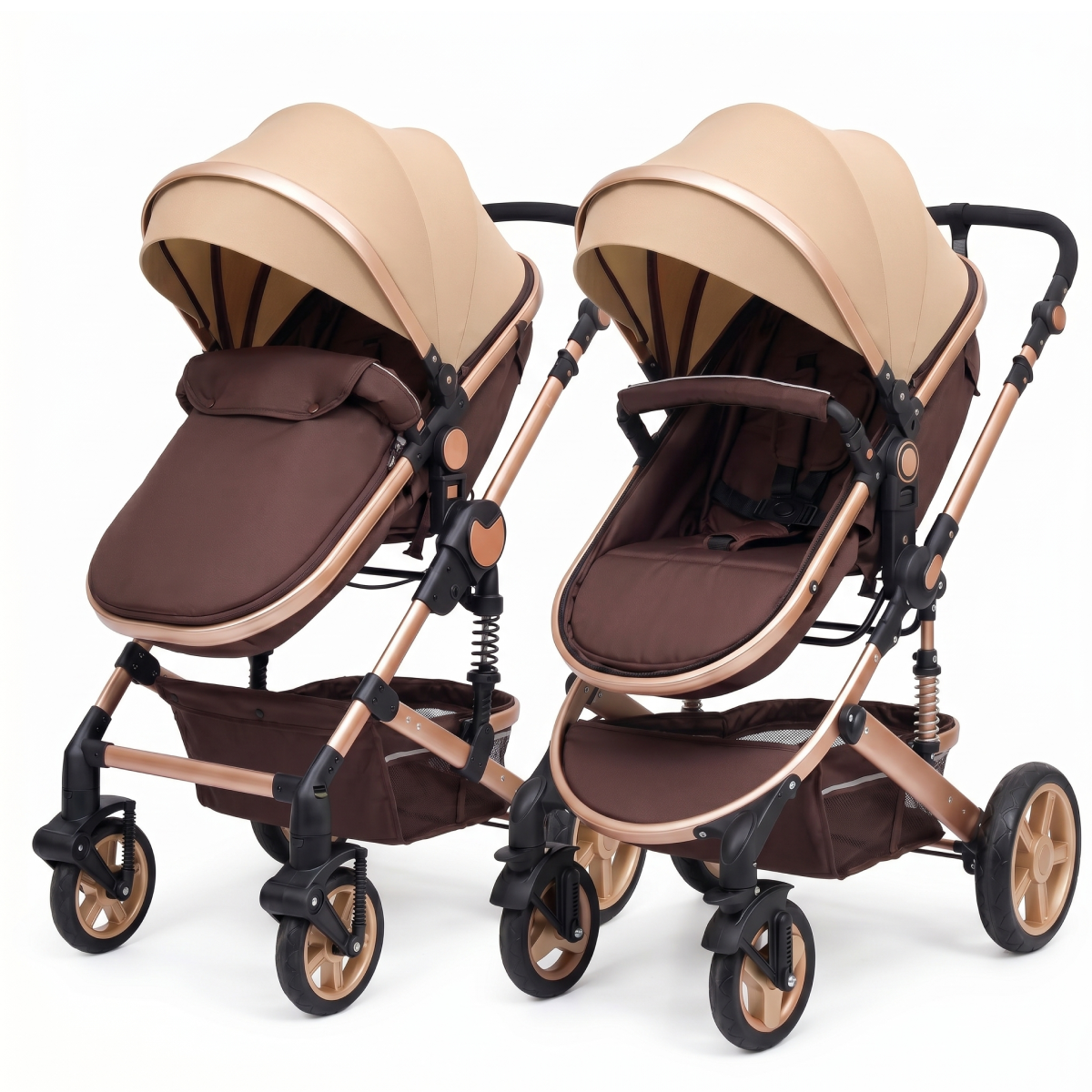 Twinky All-in-1 Kinderwagen Set - Braun