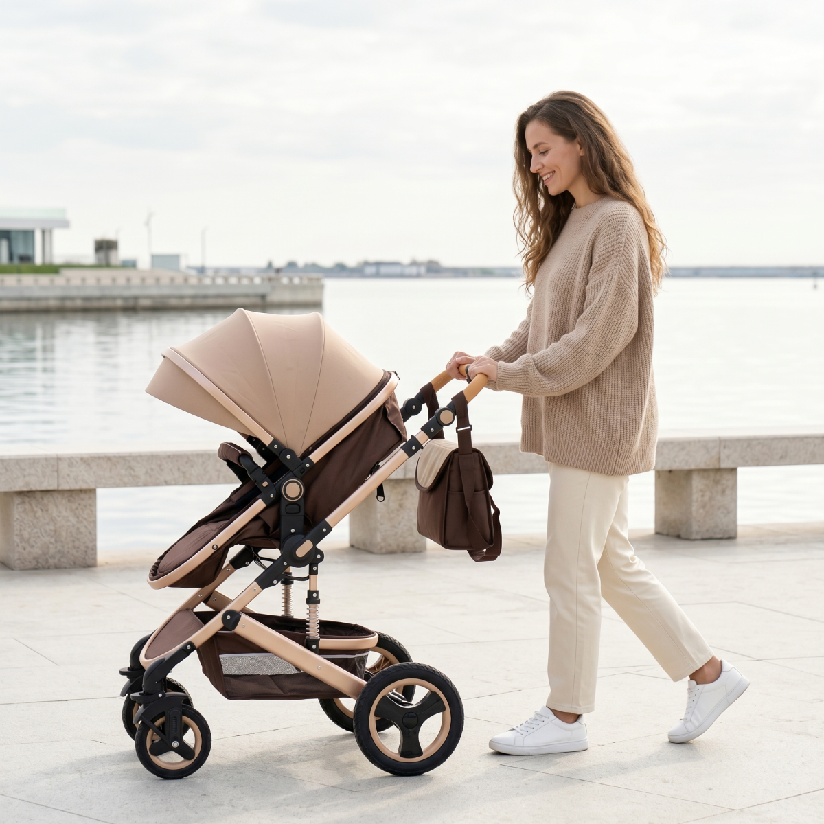 Twinky All-in-1 Kinderwagen Set - Braun
