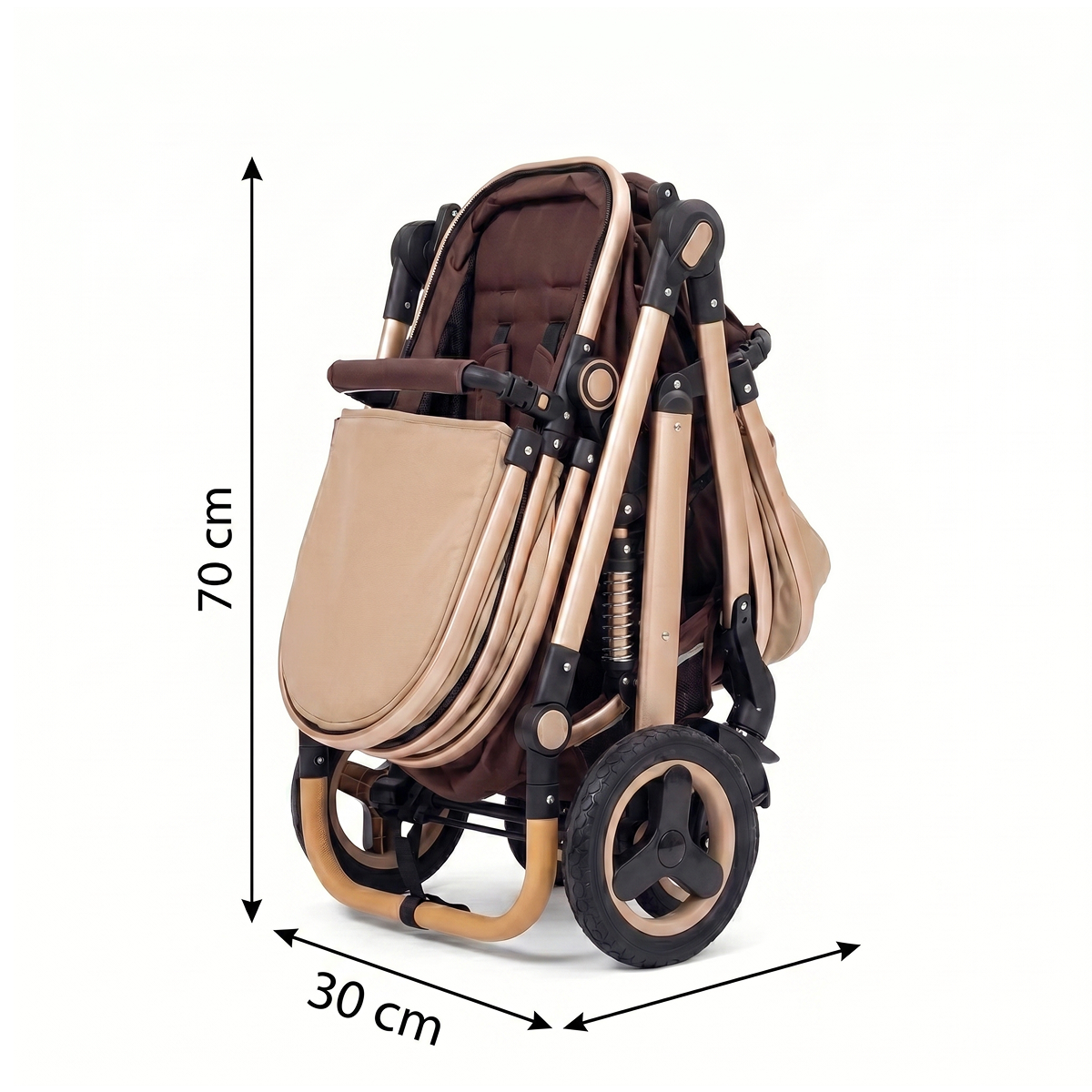 Twinky All-in-1 Kinderwagen Set - Braun