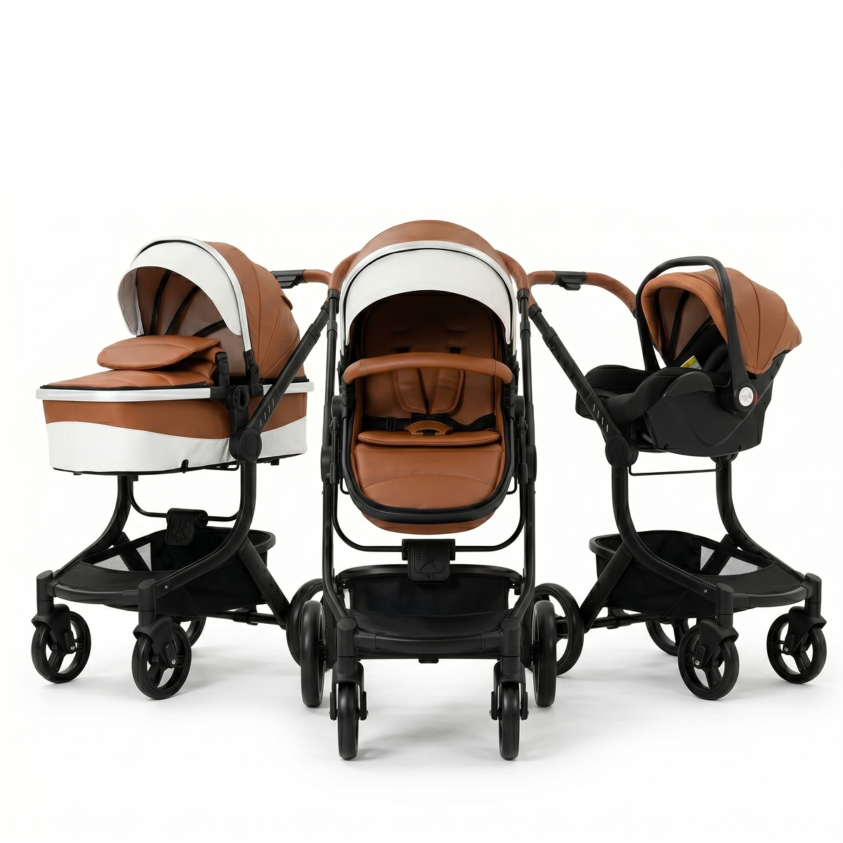 Twinky 4-in-1 Stroller Luxury Set - Brown