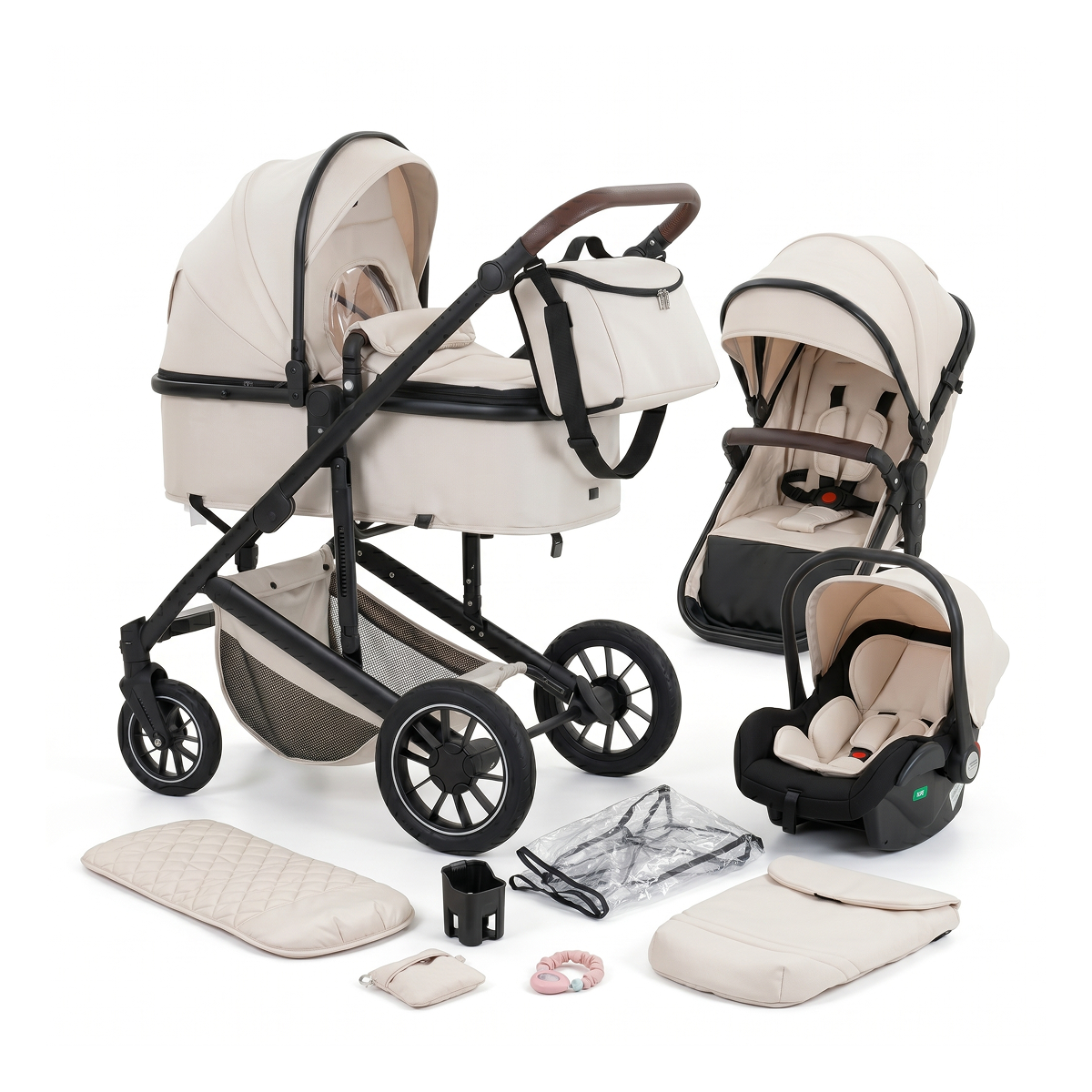 Twinky 4-in-1 Stroller - Beige