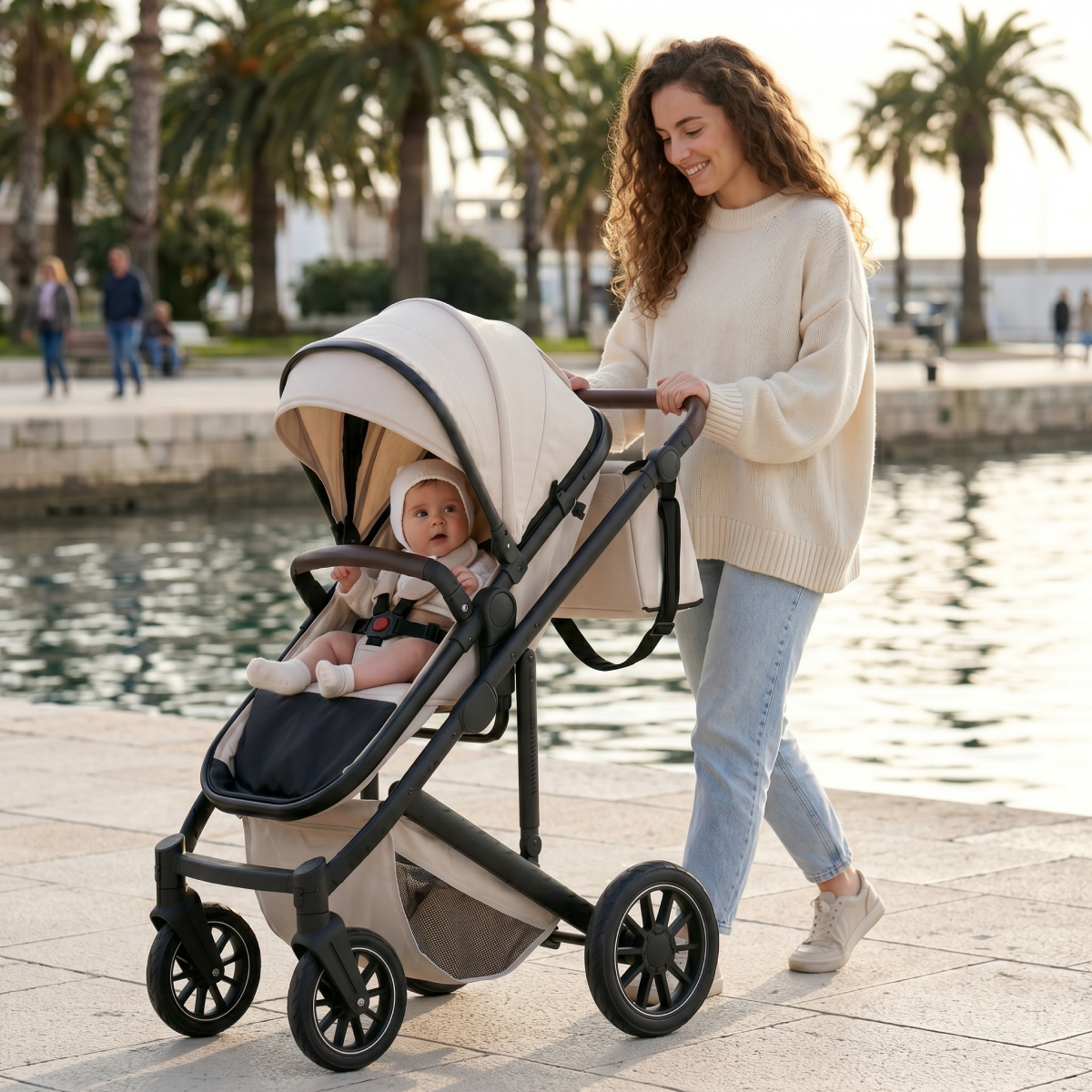 Twinky 4-in-1 Stroller - Beige