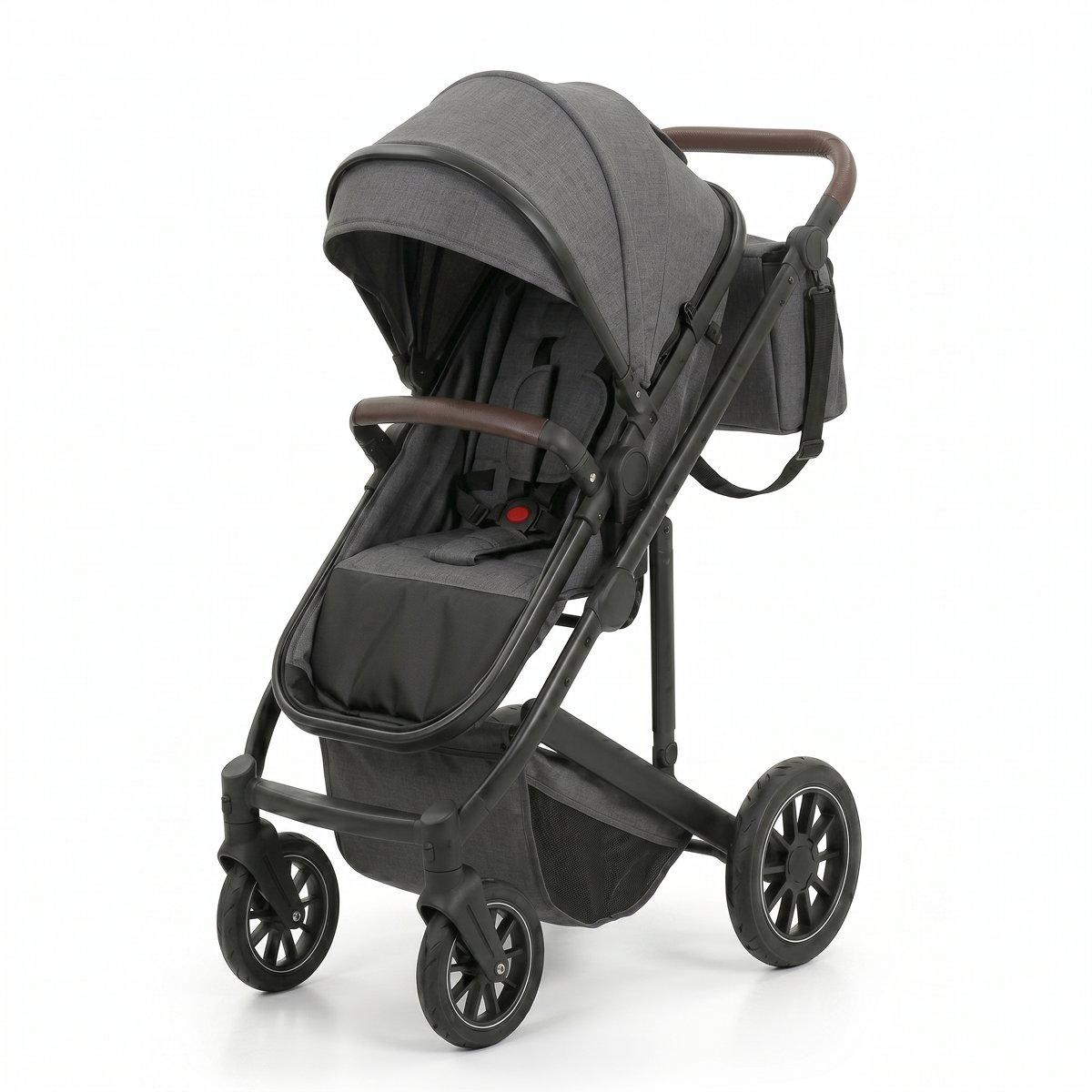 Twinky 4-in-1 Stroller - Dark Grey (Stroller, Car Seat & Travel Cot in 1)