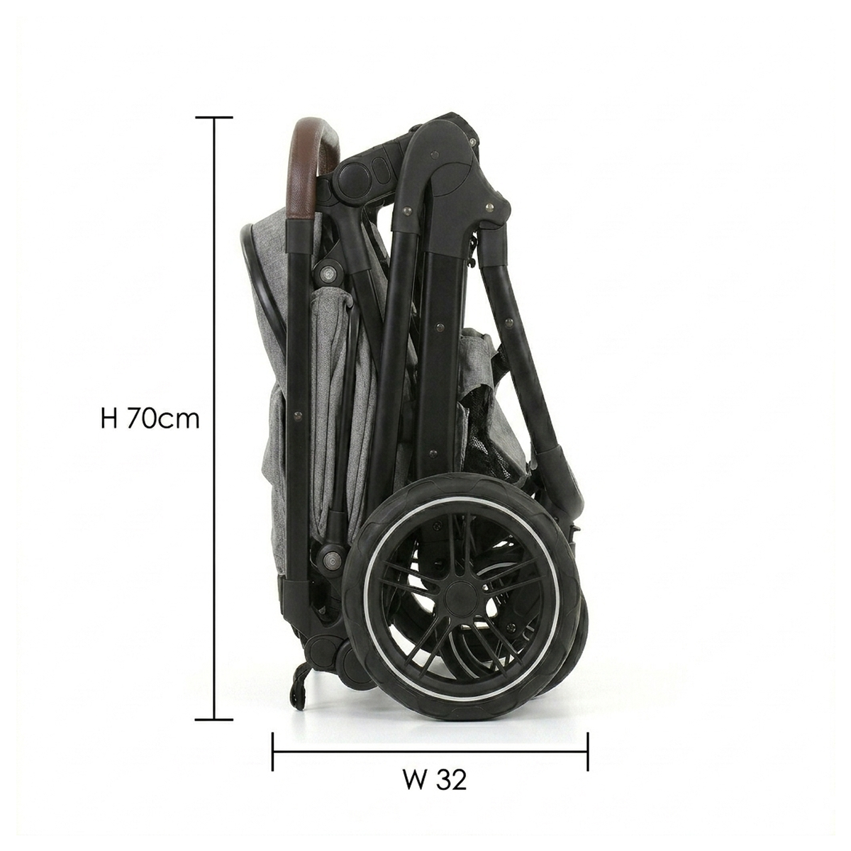 Twinky 4-in-1 Stroller - Dark Grey (Stroller, Car Seat & Travel Cot in 1)