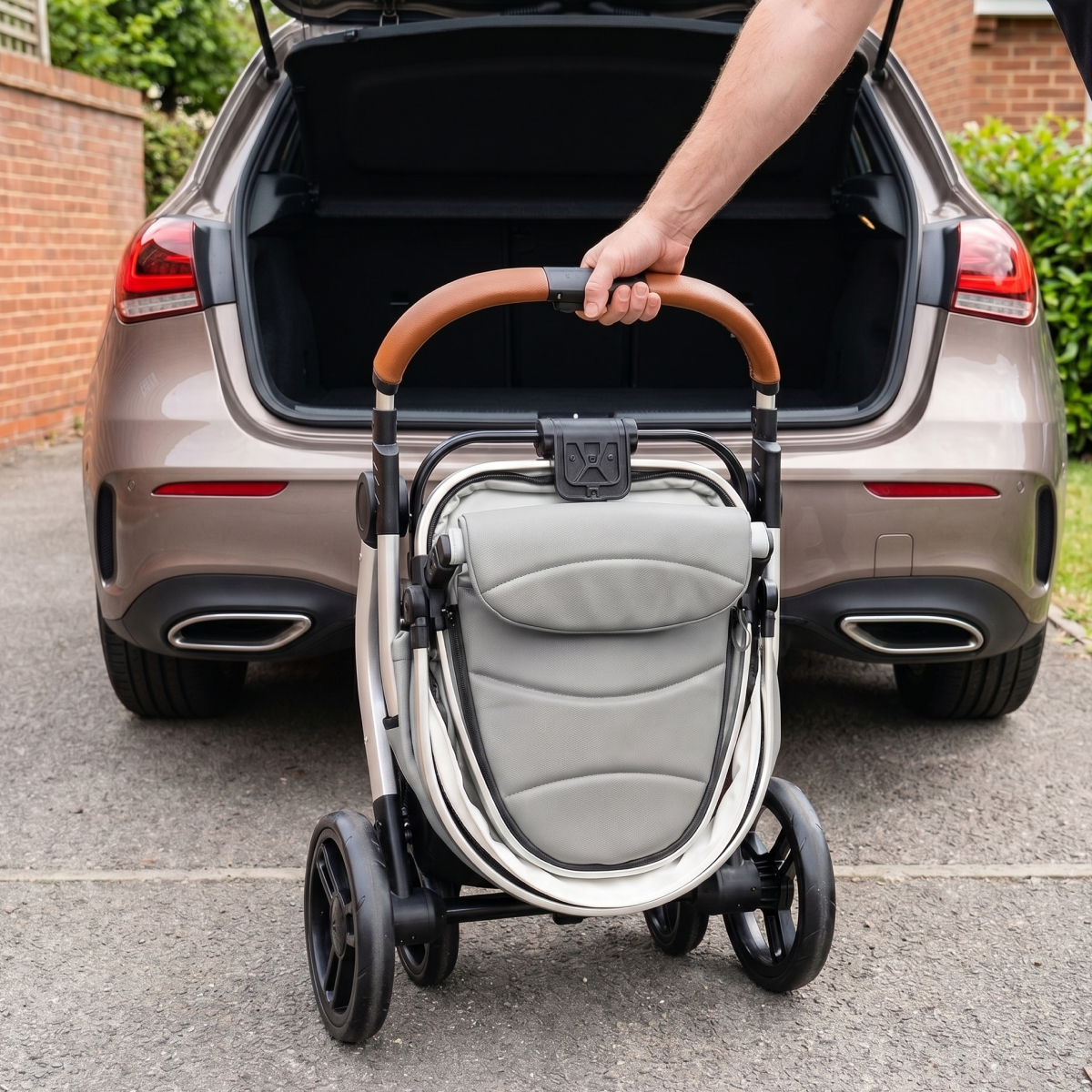 Twinky 4-i-1 Barnevogn Luxury Set Grå | Premium Kombivogn
