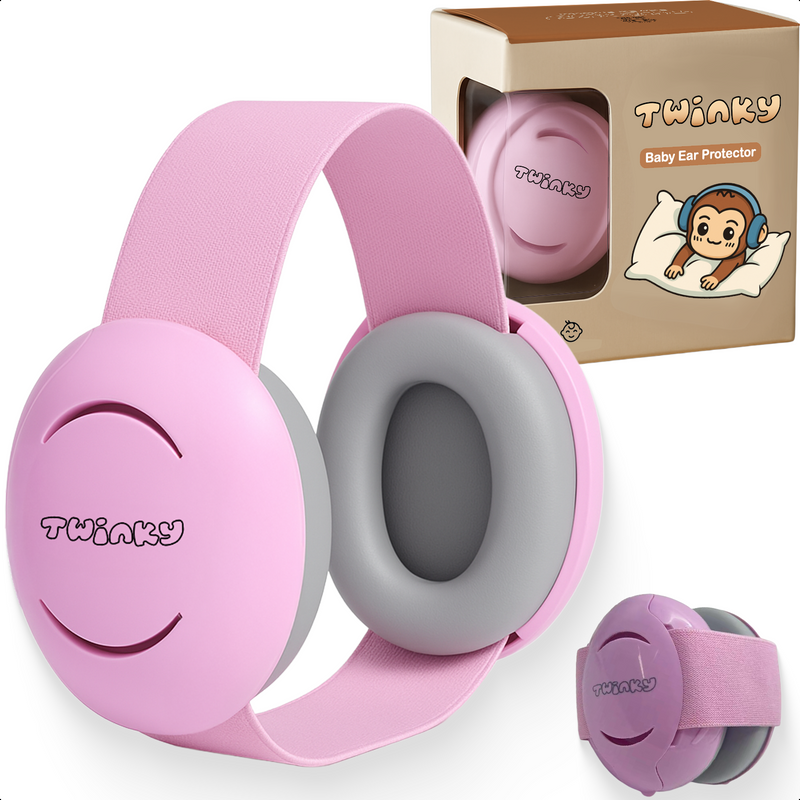 Twinky Baby Muffy's - Hearing Protection for Baby and Toddler - Pink
