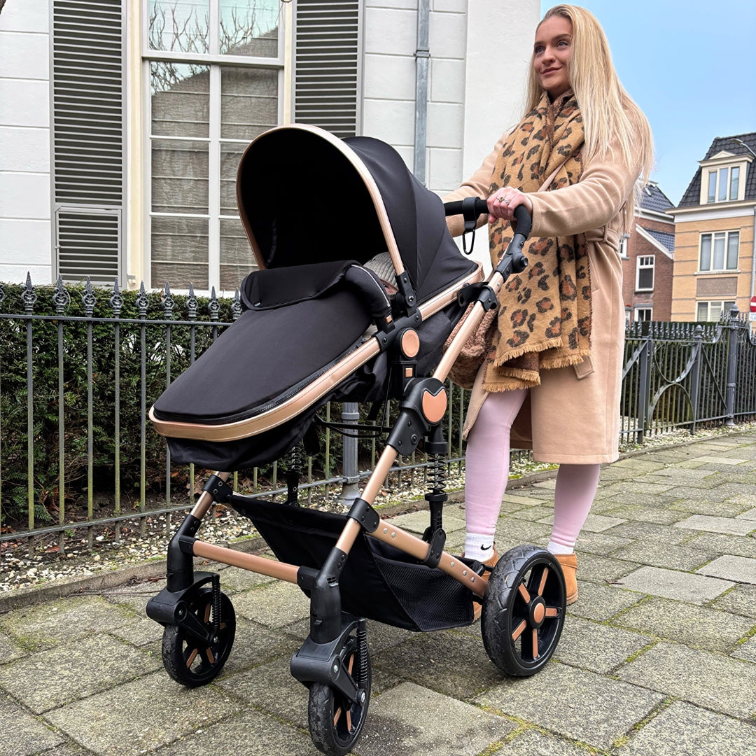 Twinky All-in-1 Kinderwagen Set - Zwart