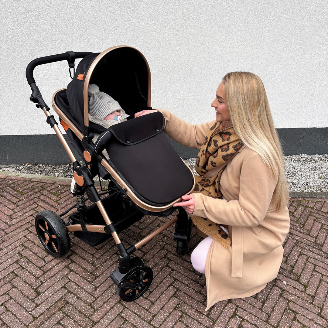 Twinky All-in-1 Kinderwagen Set - Zwart