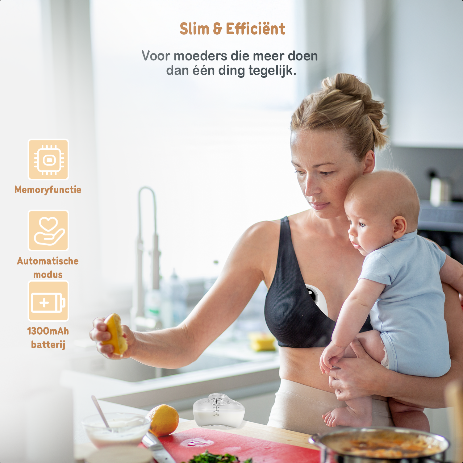 Twinky Electric Breast Pump - White