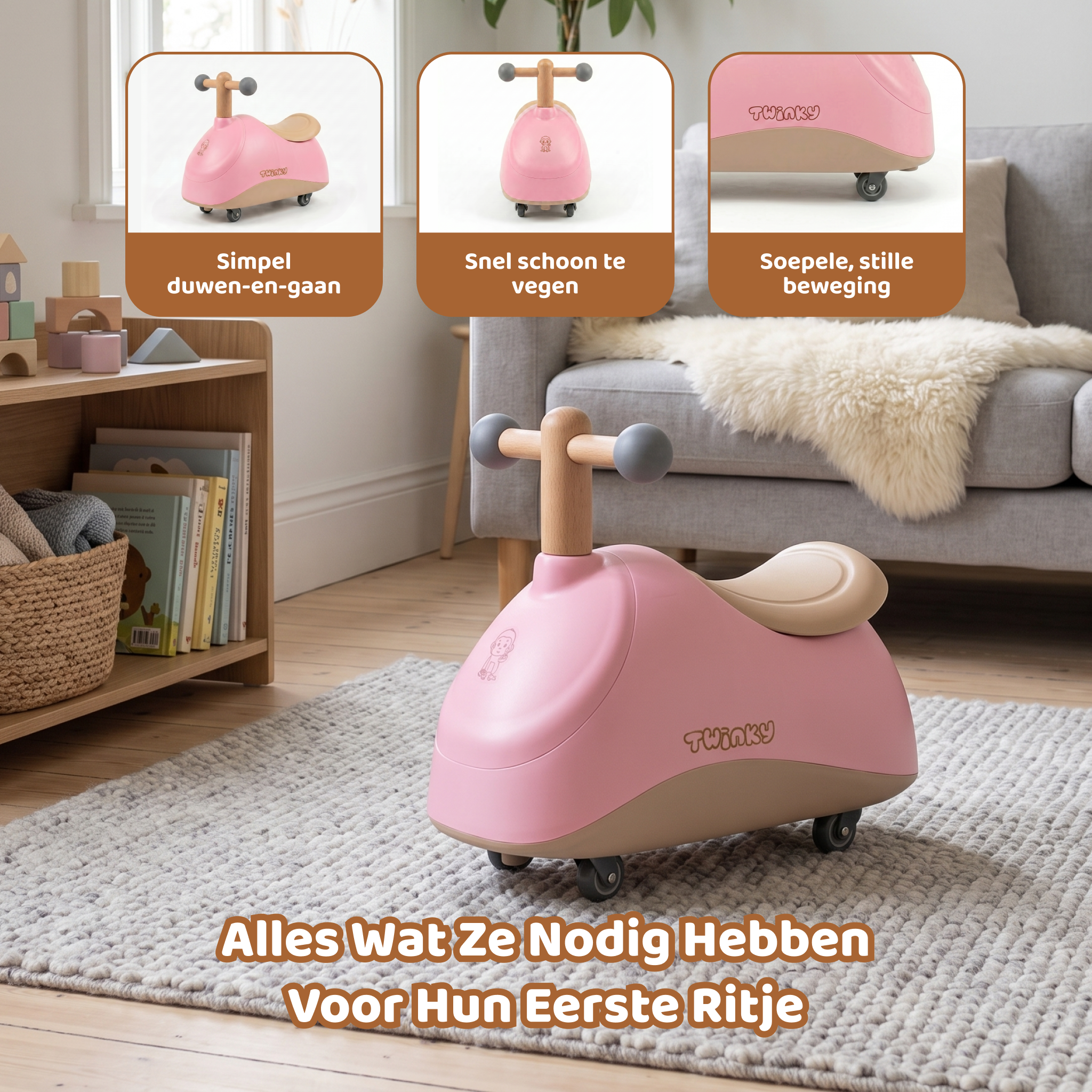 Twinky Scooty - Pink