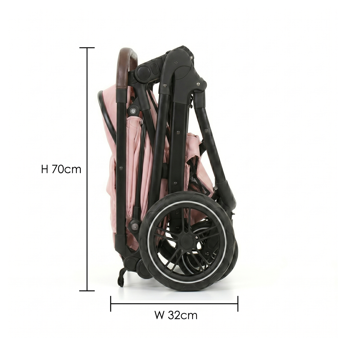Twinky 4-i-1 Barnevogn Soft Pink | Kombivogn & Rejsesystem