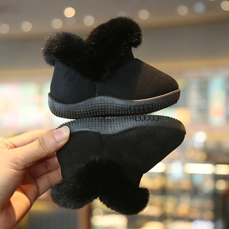 Twinky Plush Baby Winter Shoes – Cozy Furry Footwear for Cold Weather