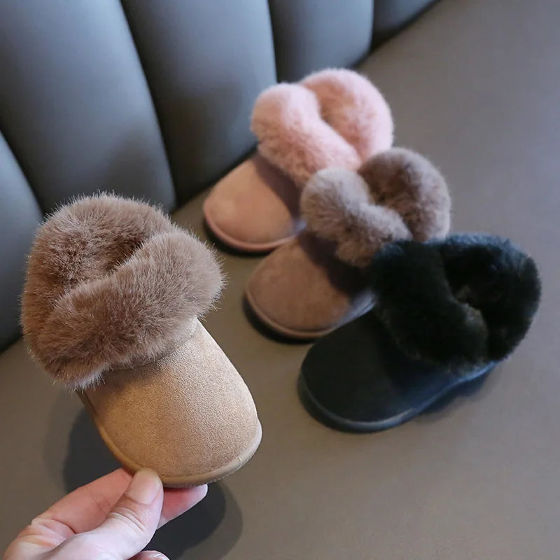 Twinky Plush Baby Winter Shoes – Cozy Furry Footwear for Cold Weather