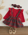 Twinky 2-in-1 Baby Christmas Romper & Festive Diadem Set – Adorable Holiday Cheer in One