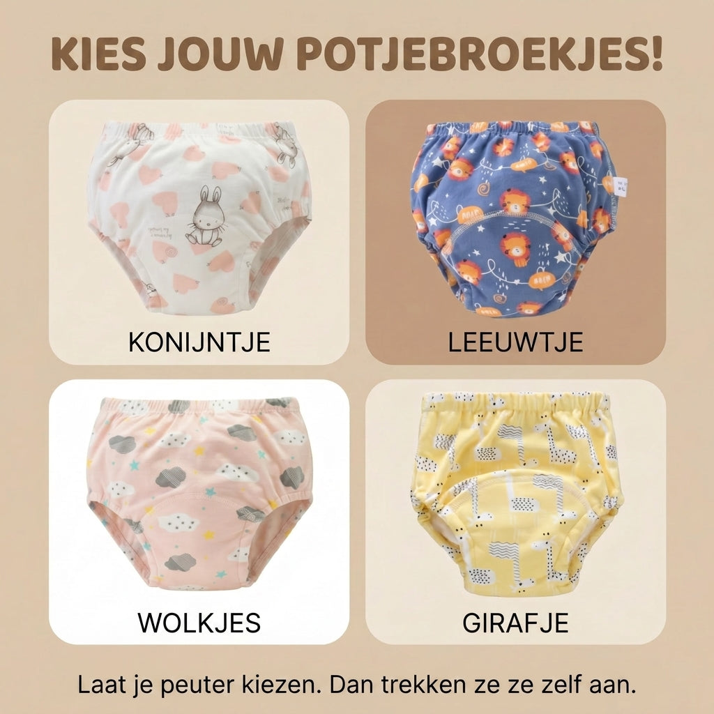 Twinky Comfysnuggs Træningsble & Træningsunderbukser Kaniner | Pottetræning